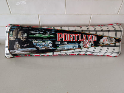 Portland Vintage Pennant Pillow